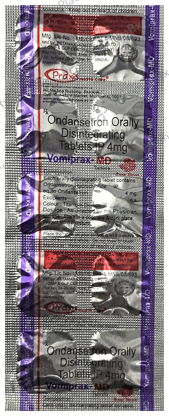 Vomiprax MD 4mg Tablet 10s