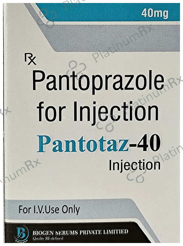 Pantotaz 40mg Injection 1s