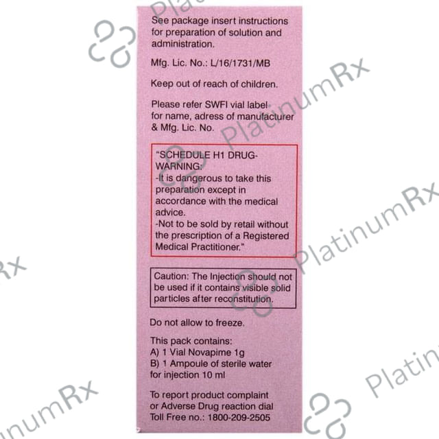 Novapime 1gm Injection 10ml