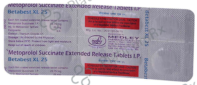Betabest XL 25mg Tablet 10s