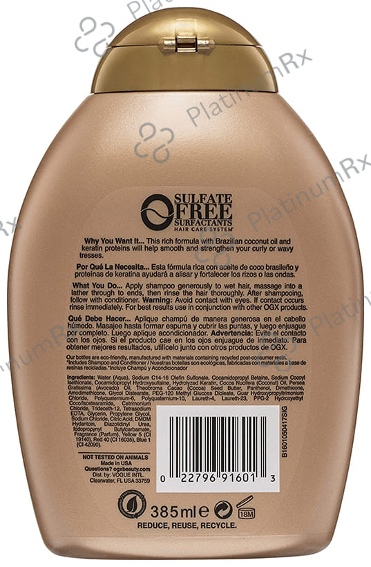 OGX Ever Straightening+ Brazilian Keratin Therapy Shampoo