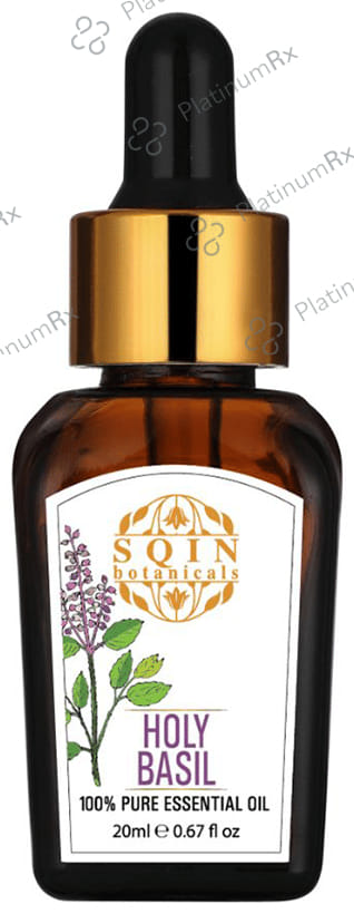 Sqin Botanicals 100% Pure Essential Oil Holy Basil