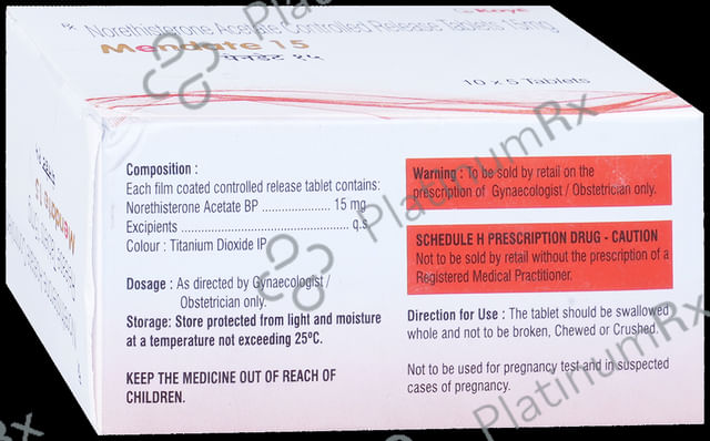Mendate 15 Tablet CR
