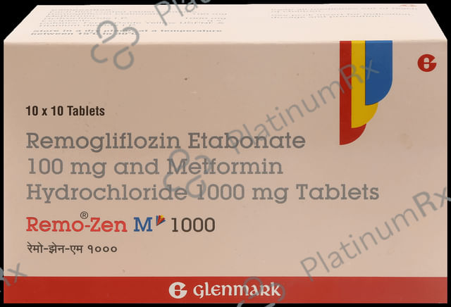 Remo Zen M 100/1000mg Tablet 10s