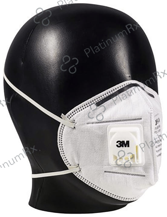 3M 9504 INV P P2 Respirator Mask White 25 masks