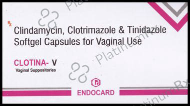 Clotina V Vaginal suppositories 3s