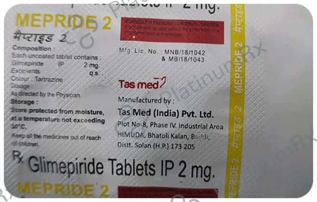 Mepride 2mg Tablet 15s