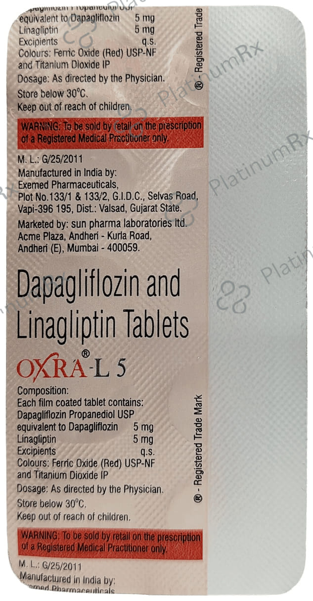 Oxra L 5/5mg Tablet 10s