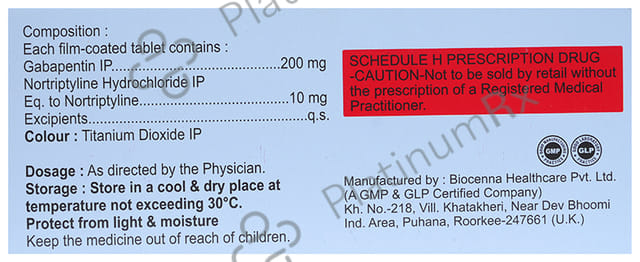 Gabazoit NT 200mg Tablet 10s