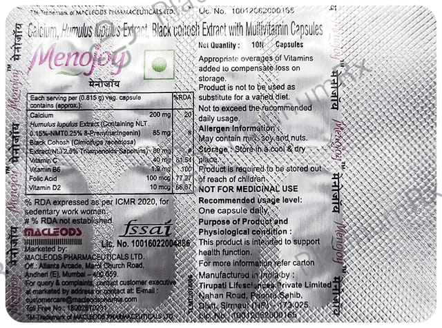 Menojoy Capsule 10s
