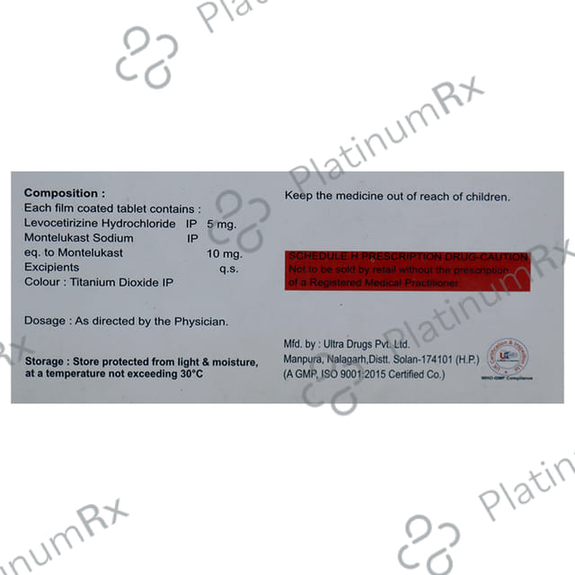 Victrin M 5/10mg Tablet 10s