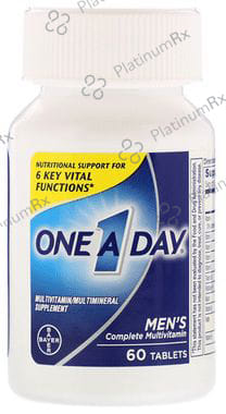 One A Day Bayer Men's Complete Multivitamin Tablet 60 Tablet