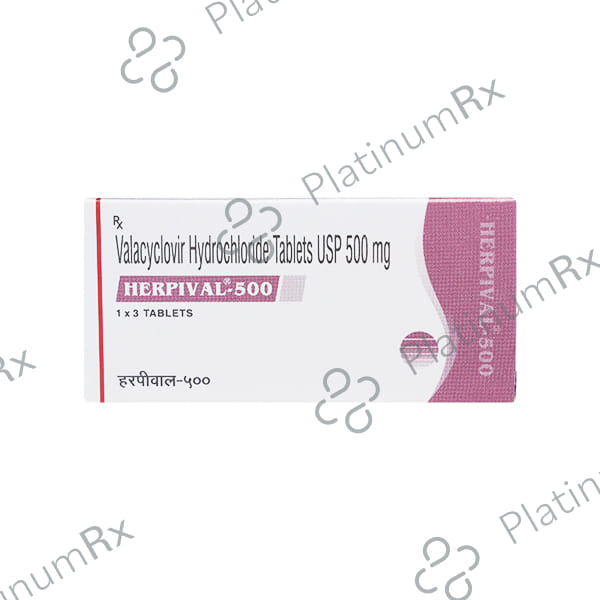 Herpival 500mg Tablet 3s