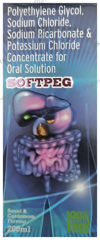 Softpeg Oral Solution Saunf & Cardamon Sugar Free