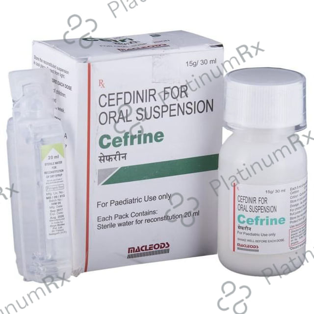 Cefrine 125mg Oral Suspension 30ml