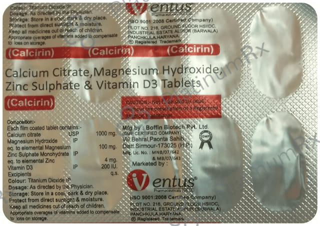 Calcirin Tablet 10s