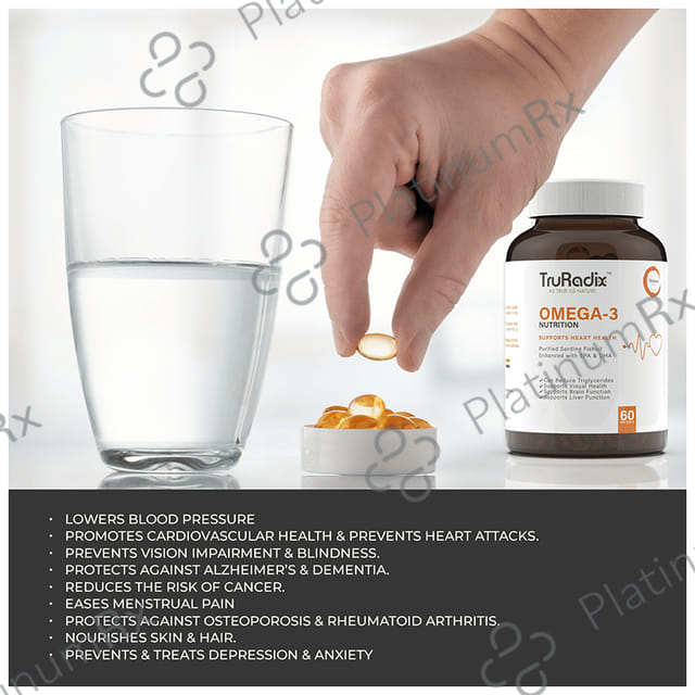 TruRadix Omega 3 Nutrition Softgel 60s
