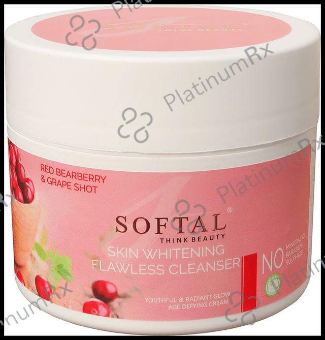 Softal Skin Whitening Flawless Cleanser Red Bearberry & Grape Shot
