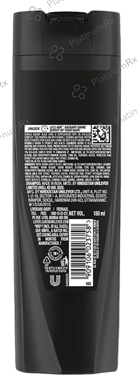 Sunsilk Shampoo Stunning Black Shine 180ml