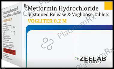 Vogliter M 500mg/0.2mg Tablet SR