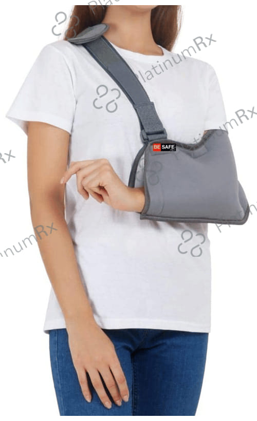 Be Safe Forever Arm Sling Brace For Fracture Medium Grey