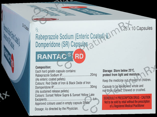 Rantac RD 20/30mg Capsule 10s