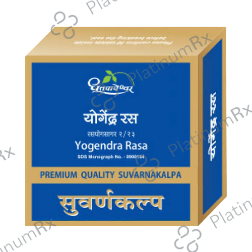 Dhootapapeshwar Yogendra Rasa Premium Quality Suvarnakalpa 30 tablets