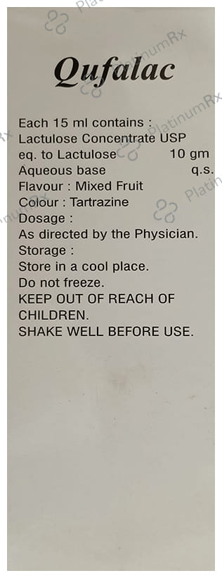 Qufalac 10000mg Sugar Free Oral Solution 200ml