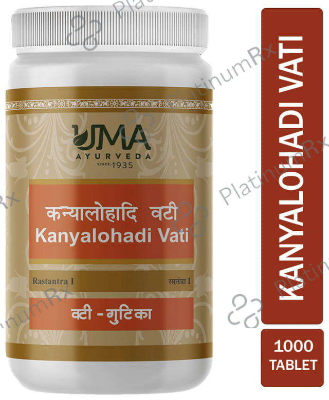 Uma Ayurveda Kanyalohadi Vati 1000 tablets