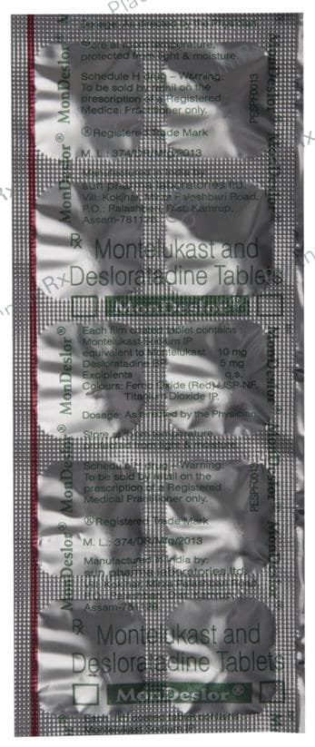 Mondeslor 5/10mg Tablet 10s