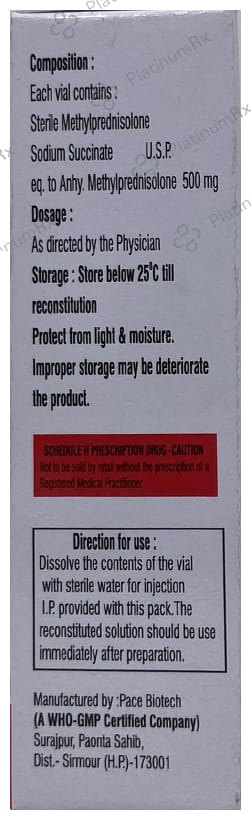 Prednikon 500 Injection