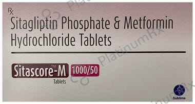 Sitascore-M 1000/50 Tablet