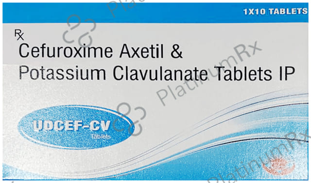 Udcef 500/125mg CV Tablet 10s