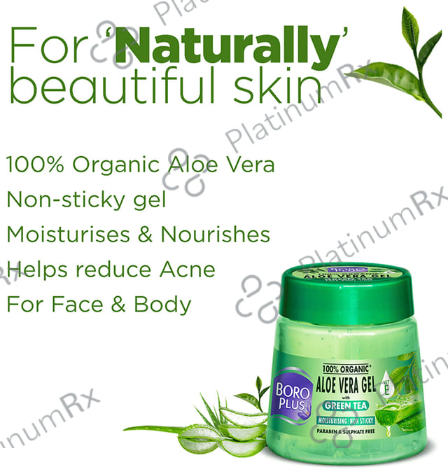 Boroplus 100% Organic Aloe Vera Gel 200ml