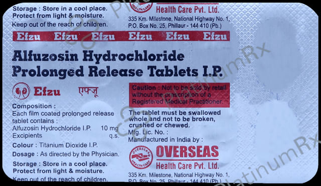 Efzu 10mg Tablet PR 10s