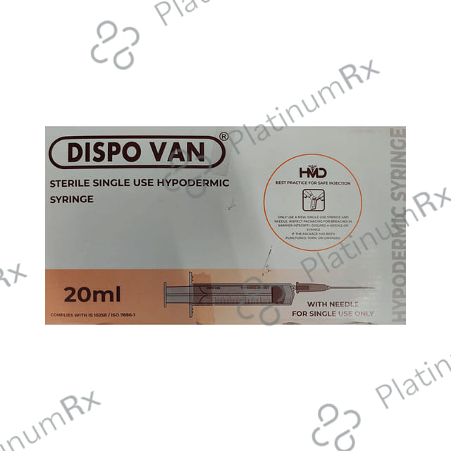 Dispovan Syringe with Needle (25 x 20ml)