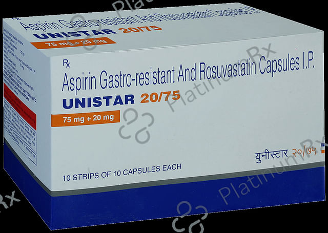 Unistar 20/75mg Capsule 10s