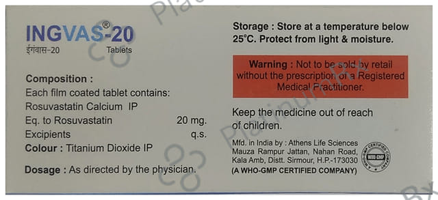 Ingvas 20mg Tablet