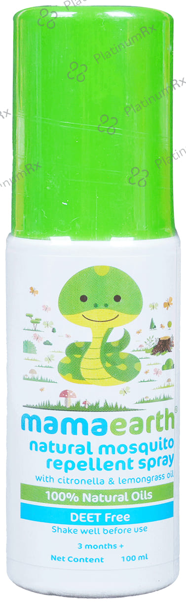 Mamaearth Natural Mosquito Repellent 3 Months Plus Liquid 100ml
