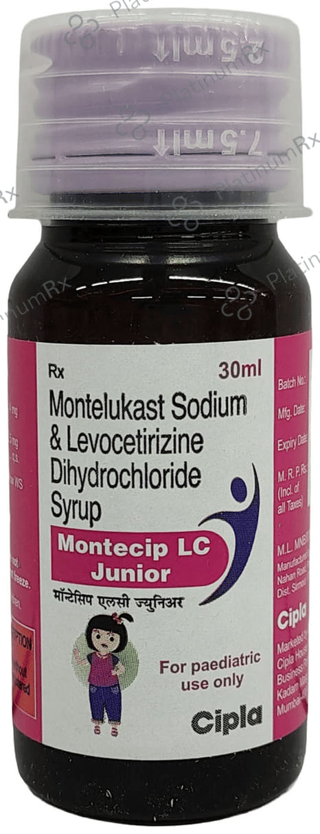 Montecip LC 2.5/4mg Junior Syrup 30ml