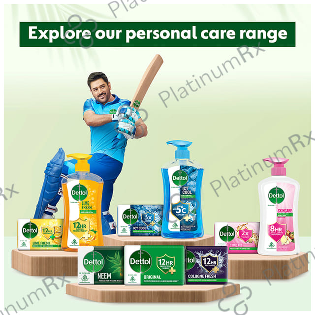 Dettol Original Germ Defence Bathing Soap Bar (150gm Each) 5 units