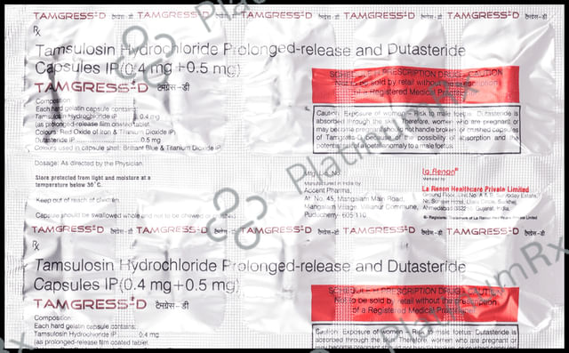 Tamgress D 0.5/0.4mg Capsule PR 10s