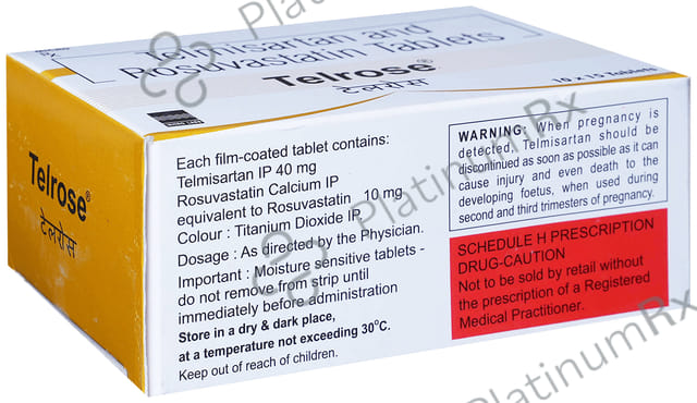 Telrose 10/40mg Tablet 15s