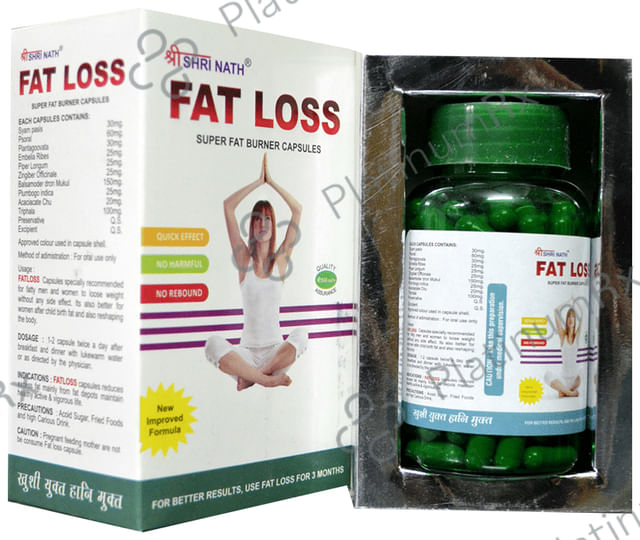 Shri Nath Fat Loss Capsule with Aloe Vera Gel 10gm free