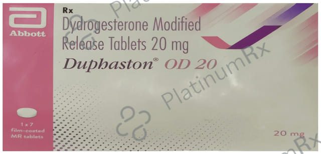 Duphaston OD 20mg Tablet 7s