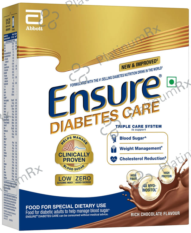 Ensure Diabetes Care Chocolate Flavour Powder 200gm
