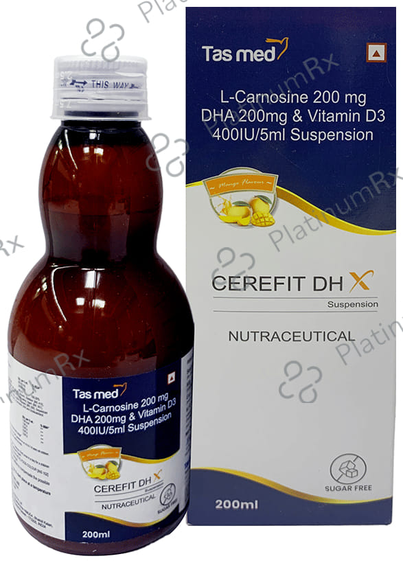 Cerefit DHX Mango Flavour Sugar Free Suspension 200ml