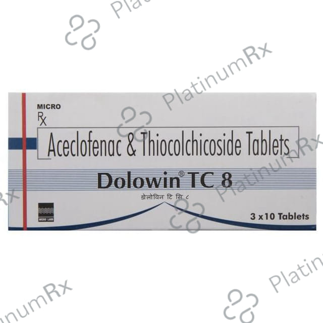 Dolowin TC 8/100mg Tablet 10s
