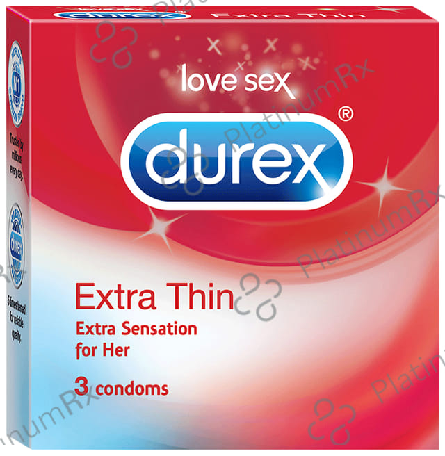 Durex Extra Thin Condom 3s