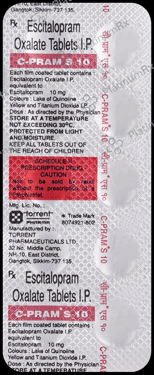 C Pram S 10mg Tablet 10s
